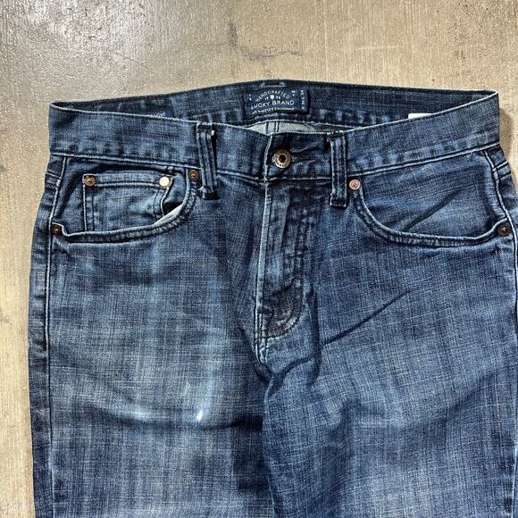 Lucky Brand 221 Original Straight Jeans Medium Wash Men’s 34xL Straight Leg - Picture 2 of 8